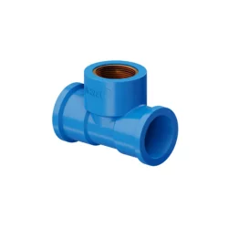Te bucha latão PVC soldável